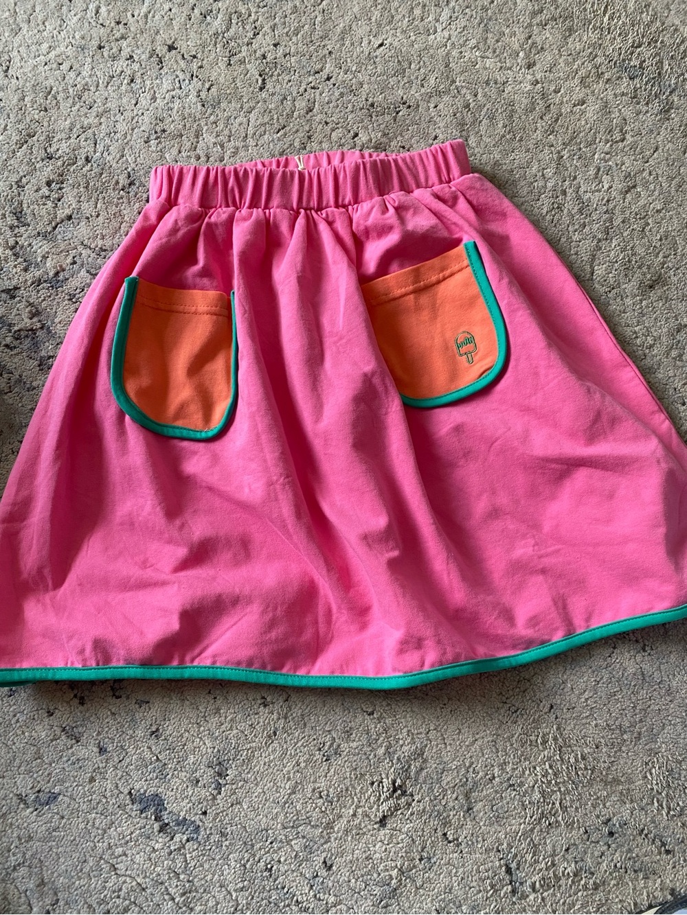 NWT Camilla Pink Colorblock Skirt Sz 6